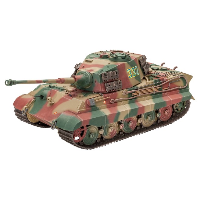 Modell des Panzers 1:35 Tiger II Ausf.B mit Henschel-Turm