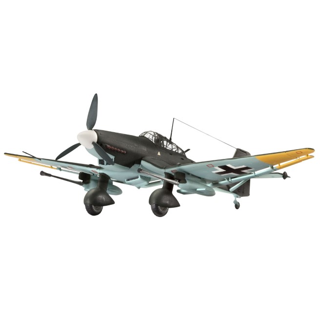 Model samolotu Junkers Ju 87 G/D Tank Buster Revell w skali 1:72.