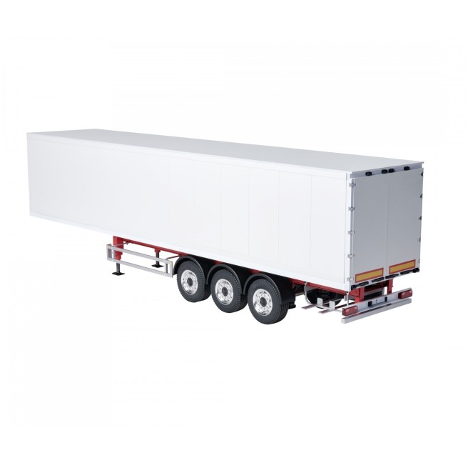 White 3-axle box trailer Carson in 1:14 scale model 907792