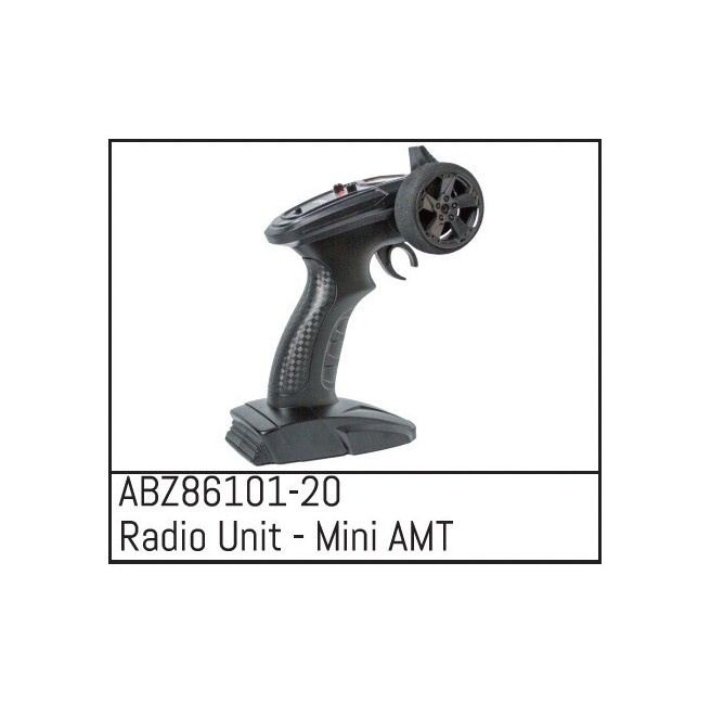 Schwarzer Fernsteuer-Pilot Mini AMT der Marke Absima