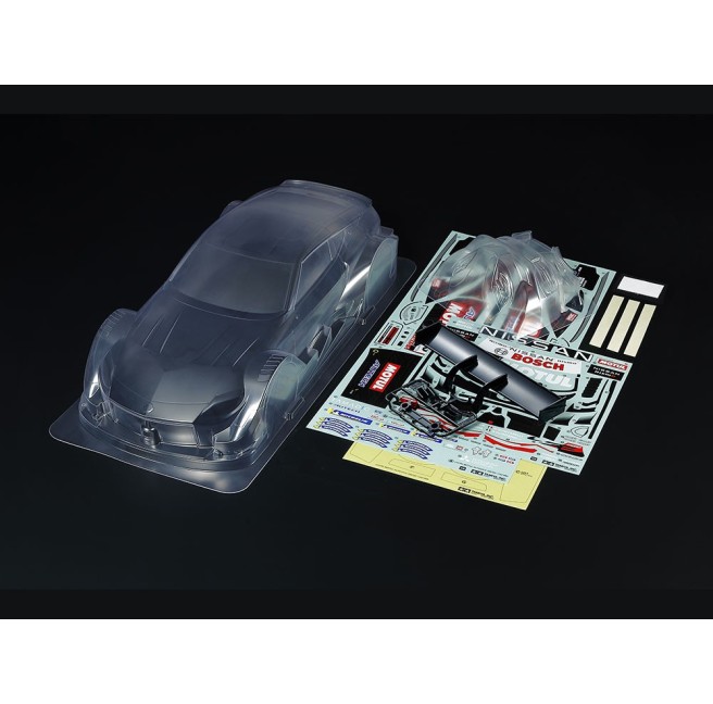 Body 1:10 Motul Autech GT-R for Tamiya RC model with stickers.