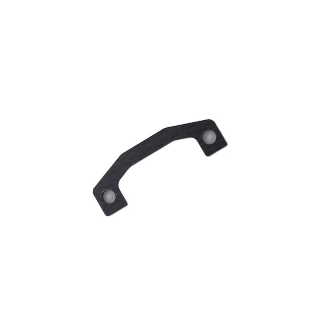 Black metal front bracket for Tamiya TRF421 models