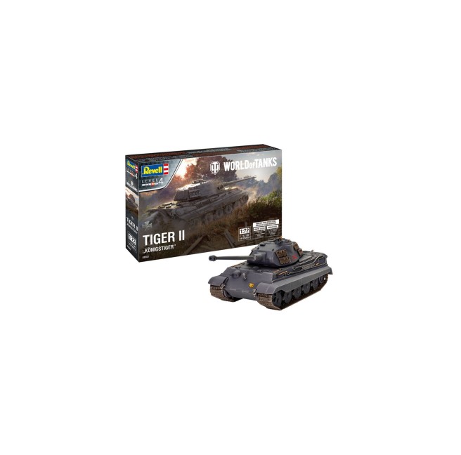 Revell Tiger II King Tiger tank model in 1:72 scale