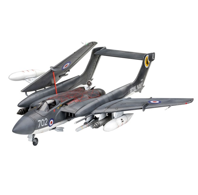 Model of the Sea Vixen Faw 2 Revell airplane in 1:72 scale for the 70th anniversary.