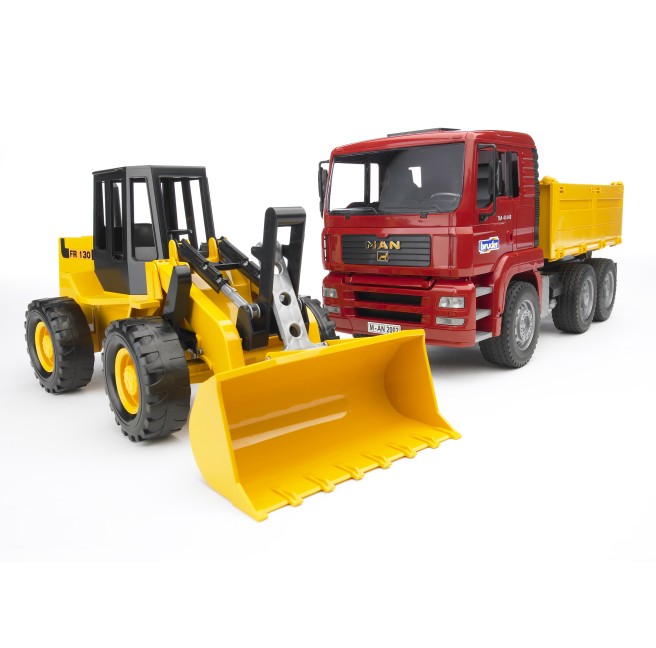 MAN TGA Dump Truck with Loader