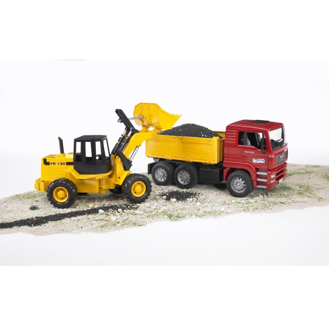 Bruder 02752 MAN TGA wywrotka z ładowarką
