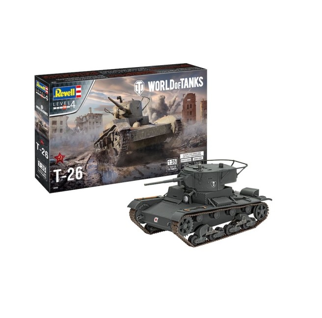 1 35 WoT Sowiecki czo g T 26 Revell 03505
