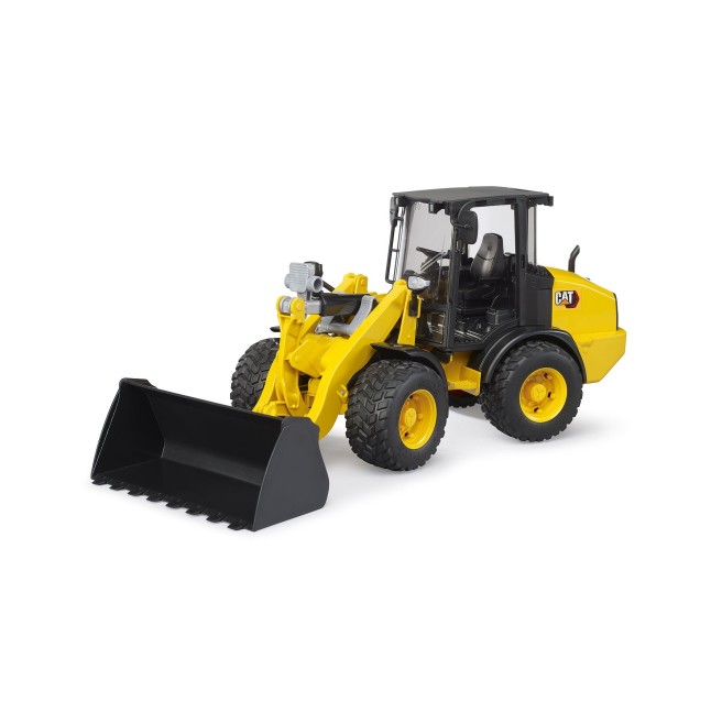 Żółta ładowarka kołowa Caterpillar Bruder 02485 zabawka dla dzieci