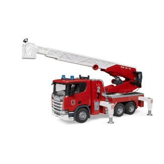 Scania Super 560R fire truck with boom and pump by Bruder