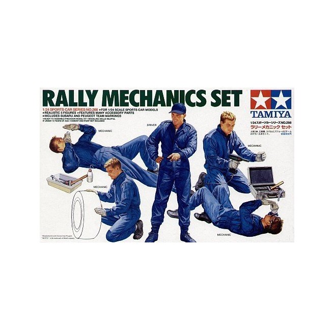 Tamiya 24266 1/24 Rally Mechanics Set -foto 1