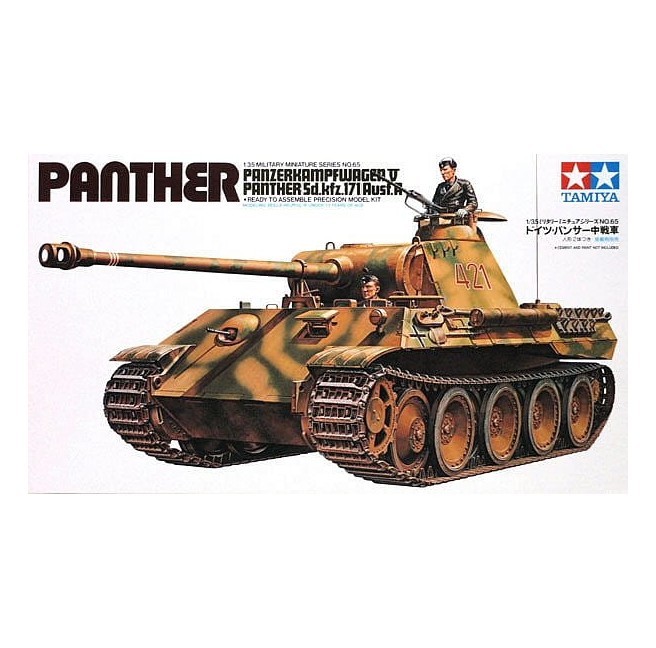 Deutscher Panther Sd.Kfz.171 Ausf.A Modellbausatz 1/35 von Tamiya