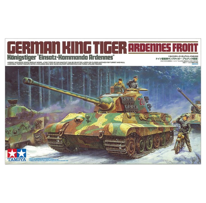 Tamiya 35252 1/35 German King Tiger Ardennes Front - foto 1