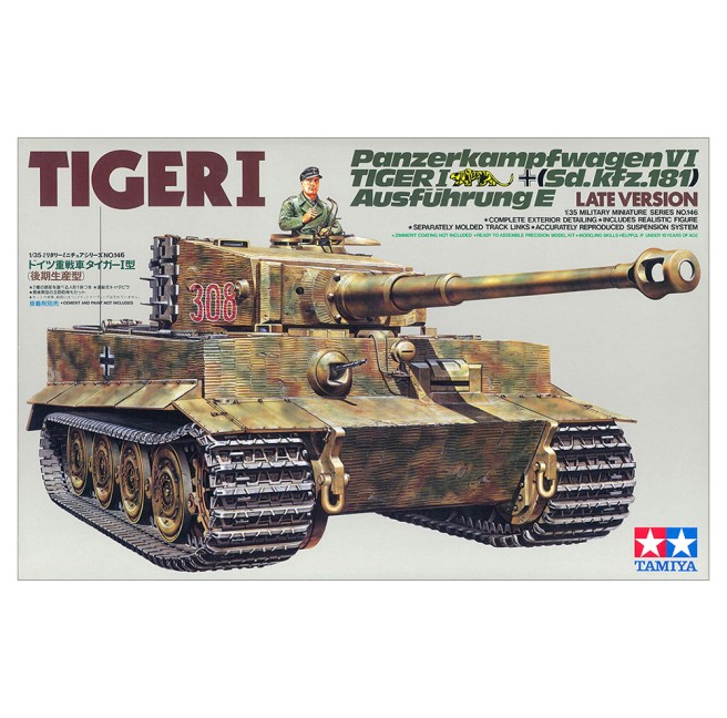 Tamiya 35146 1/35 German Tiger I Tank Late Version - foto 1