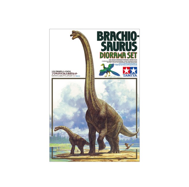 Brachiosaurus Dinosaur Diorama Model Kit 1/35 Scale by Tamiya