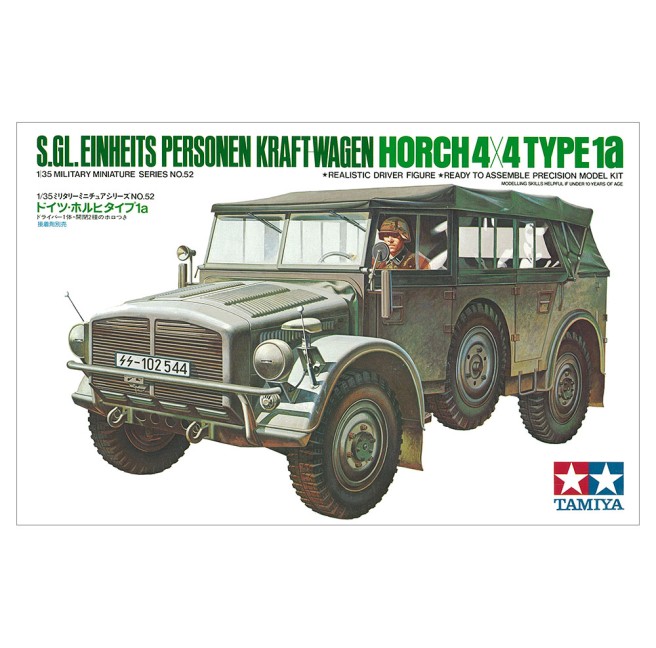 Tamiya 35052 1/35 German Horch Type 1a - foto 1