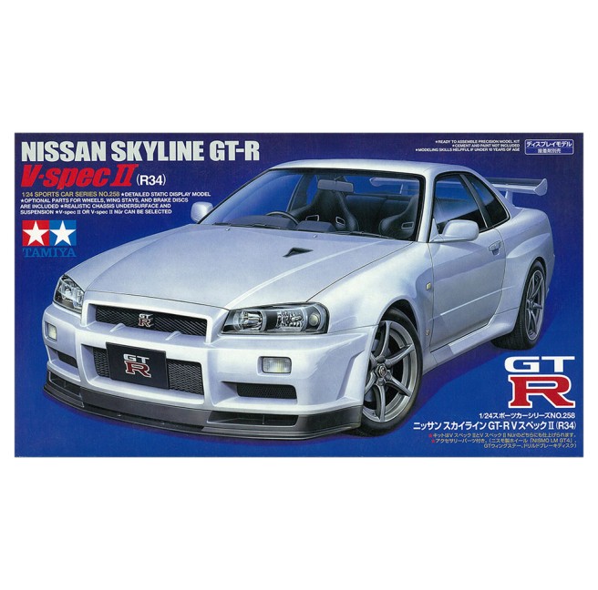 Tamiya 24258 1/24 Nissan Skyline GT-R V-spec II R34 - foto 1