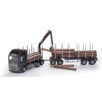 Emek 70303 Volvo FH16 750 XL Wood Transporter Truck - Black