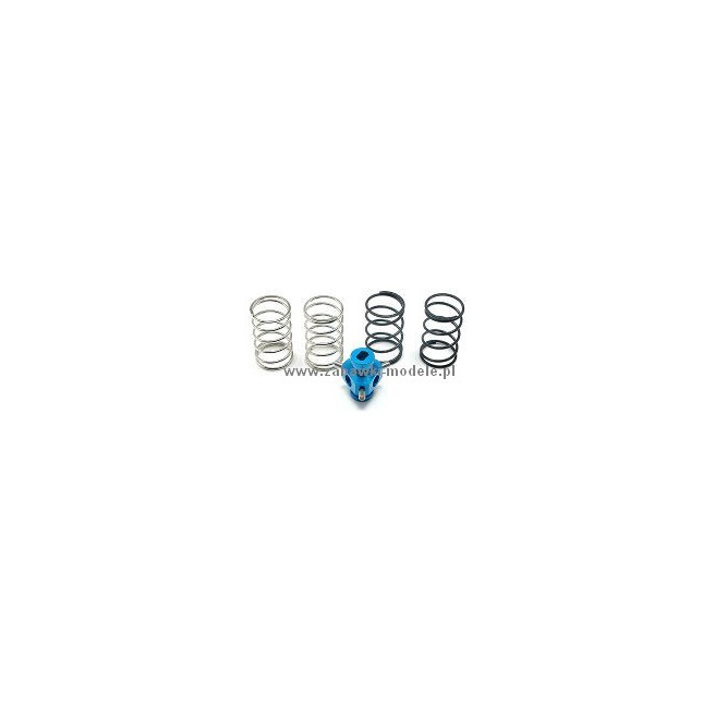 TT-01 Drift Aluminium Set - Blaue Anodisierung