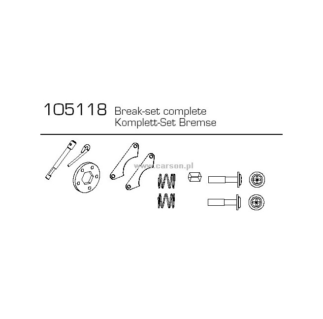 Carson CV-10/B/T Brake Kit 500105118