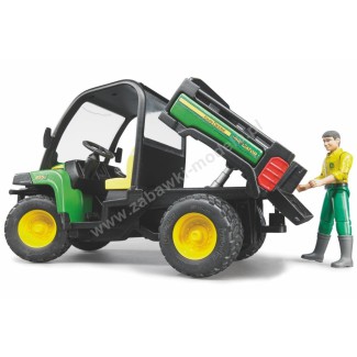 Bruder 02490 Wywrotka John Deere Gator 855D z kierowcą