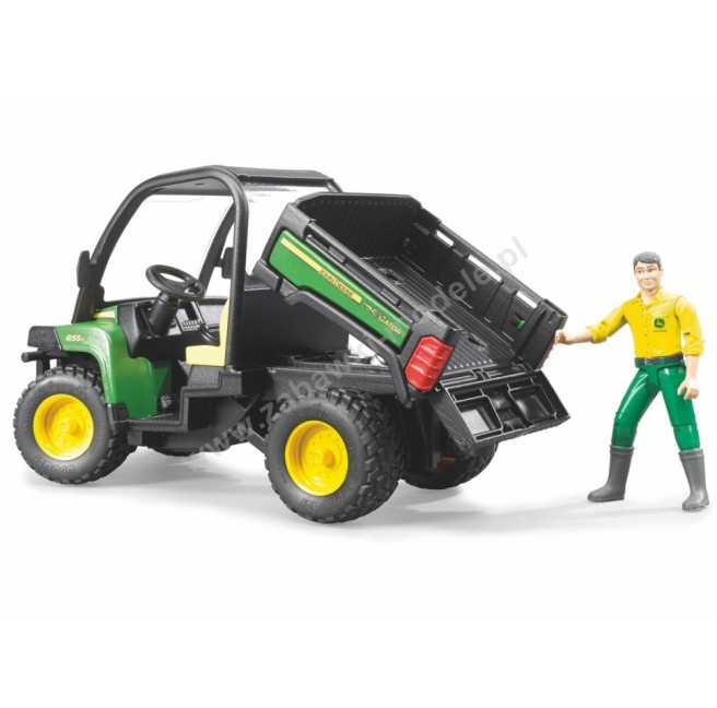 Bruder 02490 Wywrotka John Deere Gator 855D z kierowcą
