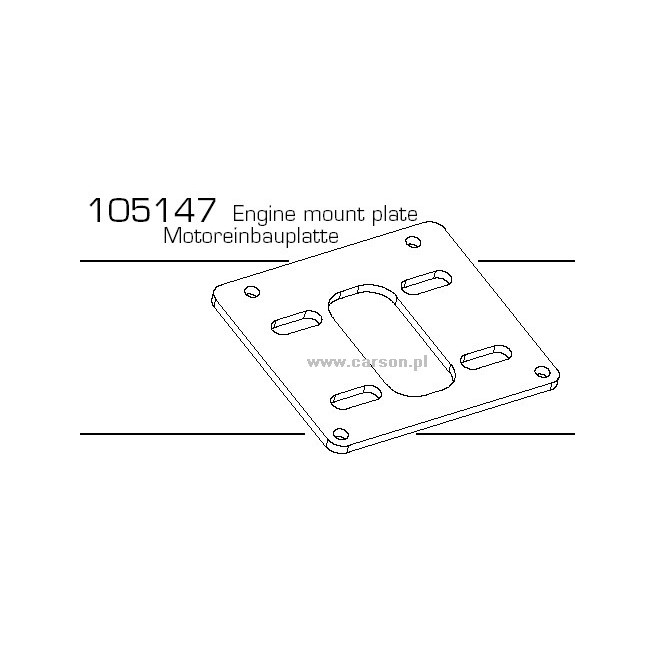 Motorplatte Carson 500105147