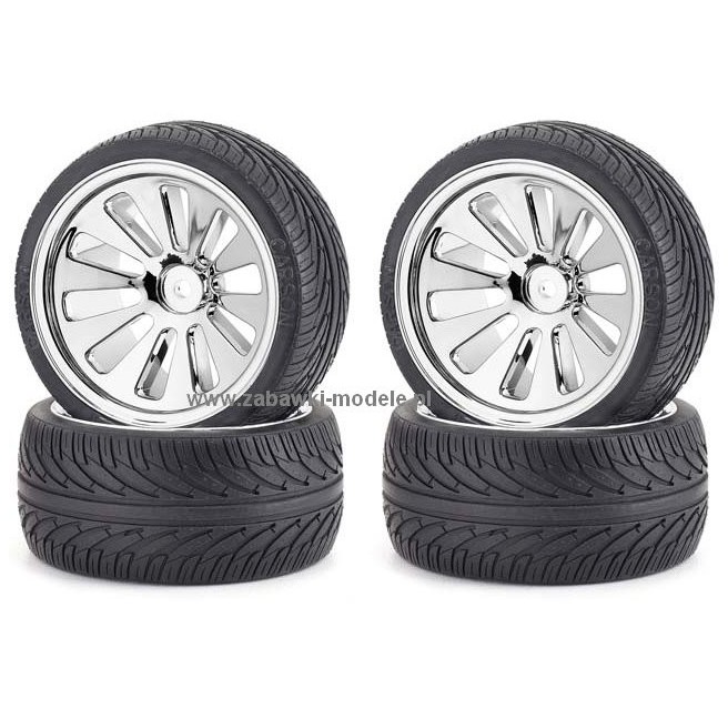 On-Road RC Car Wheels 1:10 Scale - Carson 500105200