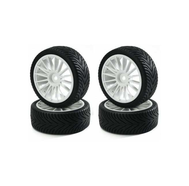 1:10 Blasting White Wheels with HGF Tires by Carson