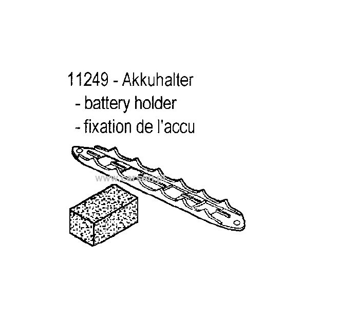 Battery Mounting Bracket for Carson CE-4 500011249