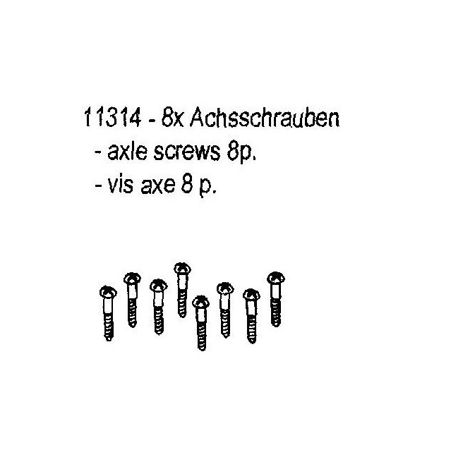 CS-4 (8) Screws by Carson