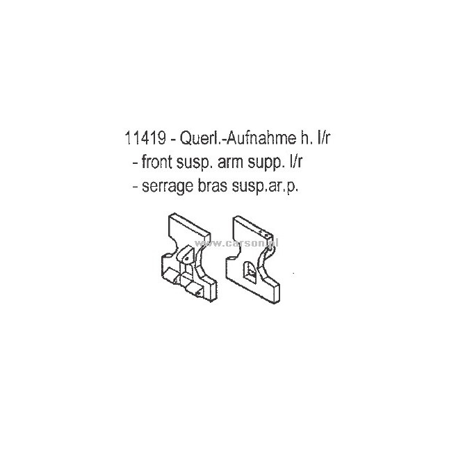 CS-4B Mocowanie tylnych wahaczy Carson 500011419