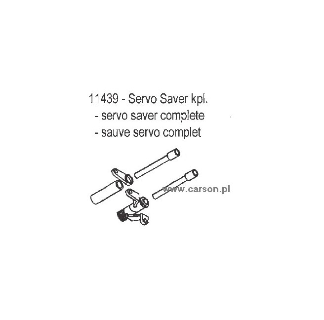 Stormracer CS-4B Servo Saver Kit by Carson (500011439)