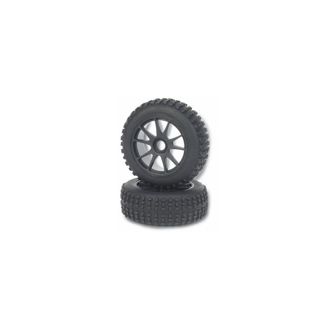 1:8 Wheels and SuperScale Terra Grip 2 Black Kit by Carson