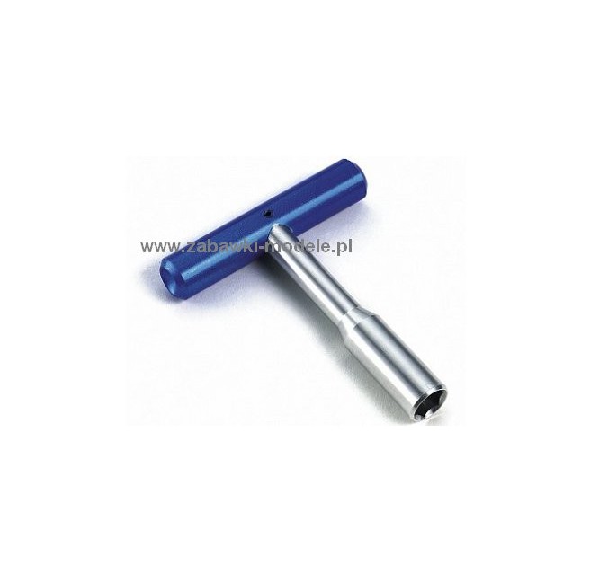 M10 Socket Wrench with Blue Oxidized Handle