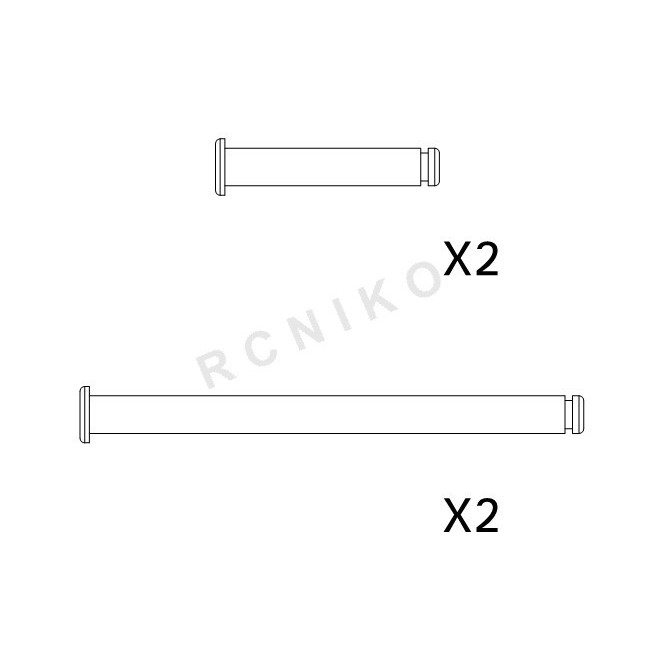 Carson C-8M Raptor Suspension Arms Set