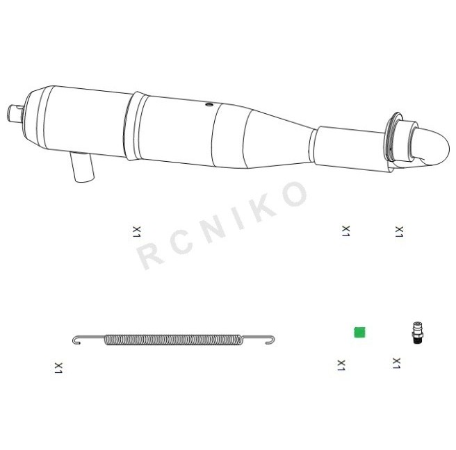 C-8M Raptor Exhaust System Set by Carson 500205031