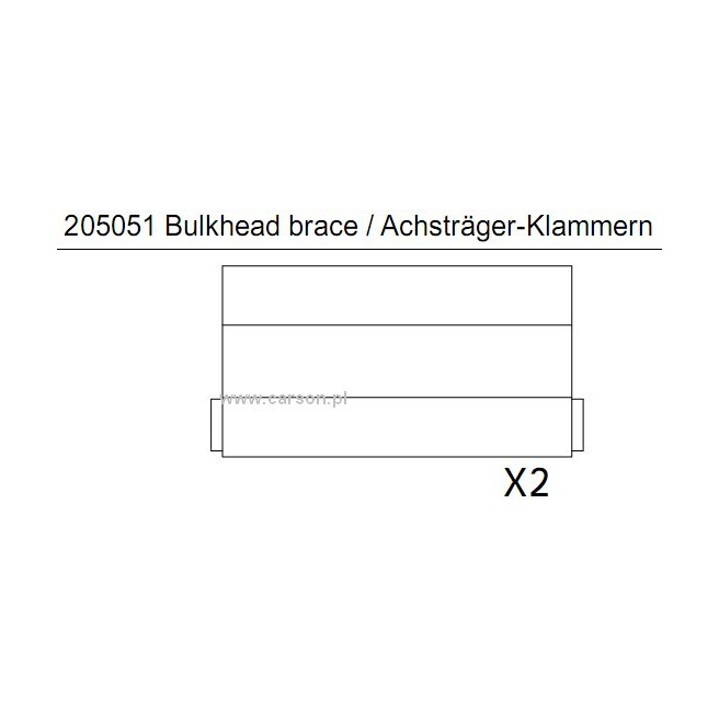 Raptor Klammer für Carson C-8M 500205051