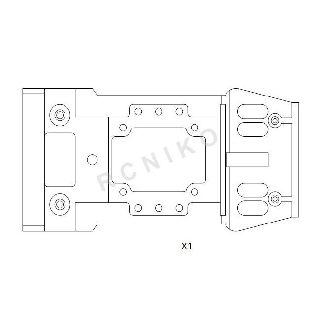 C-8M Raptor - Lower Bumper Plate Kit by Carson