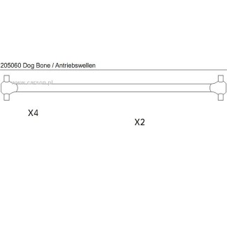C-8M Raptor Antriebswellen
