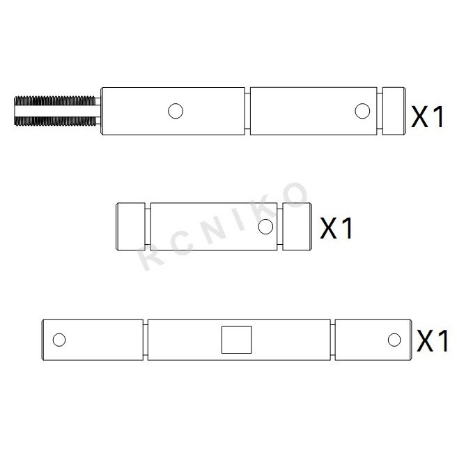 C-8M Raptor Gearbox Shafts