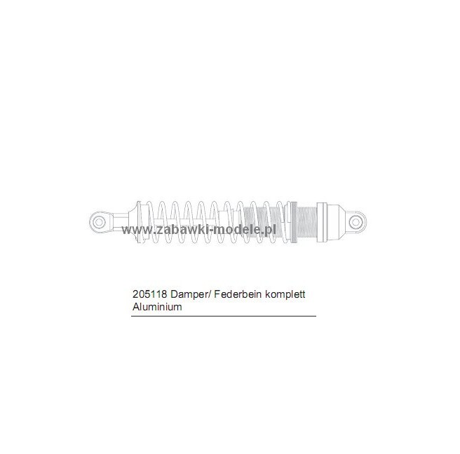 Raptor C-8M Aluminum Shock Absorber 500205118