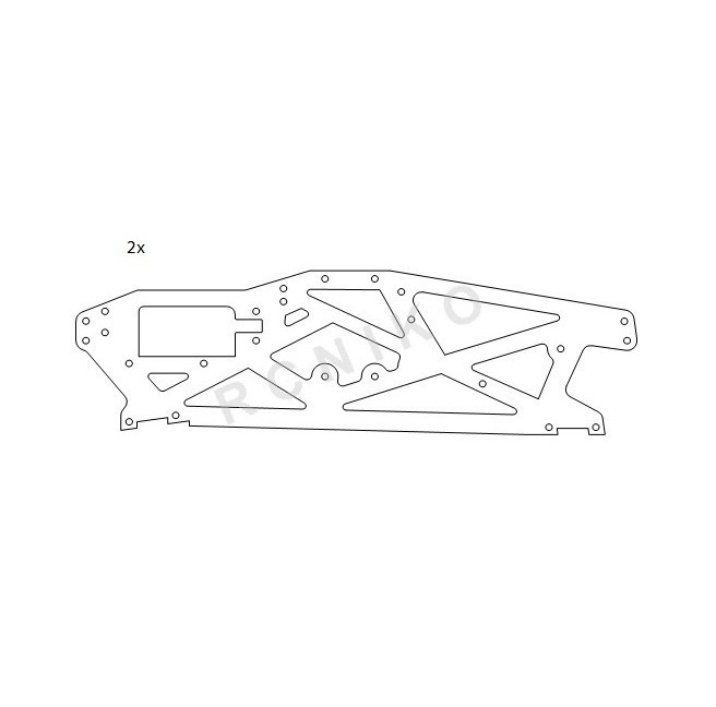 Side Chassis Truss for Carson C-8M Raptor 500205120