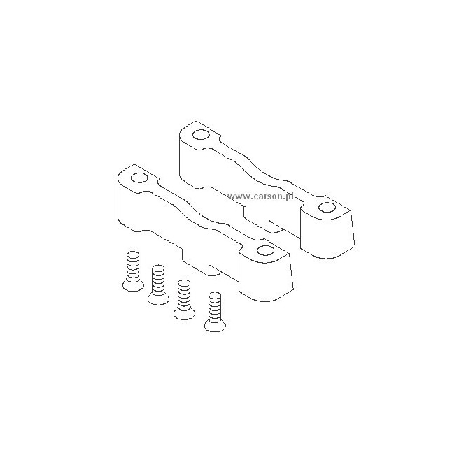 Carson Nitro Truck Wheel Axle Pin Stopper Set (Pack of 2)