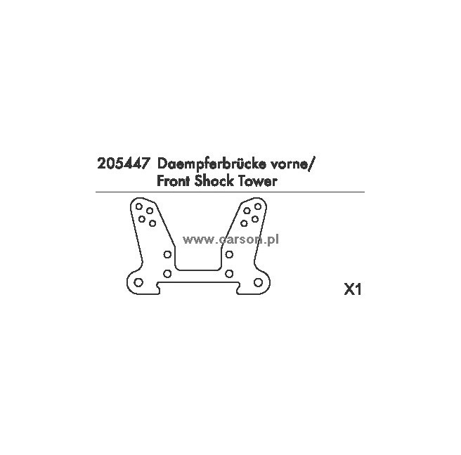 CY-4B Specter Most przednich amortyzatorów Carson 500205447