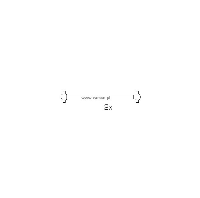 Central Drive Shafts for Carson Vehicles (Pack of 2)