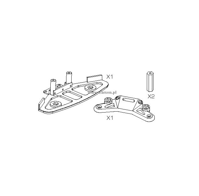 Bumper Mounting Set for Carson 2Drift 204008