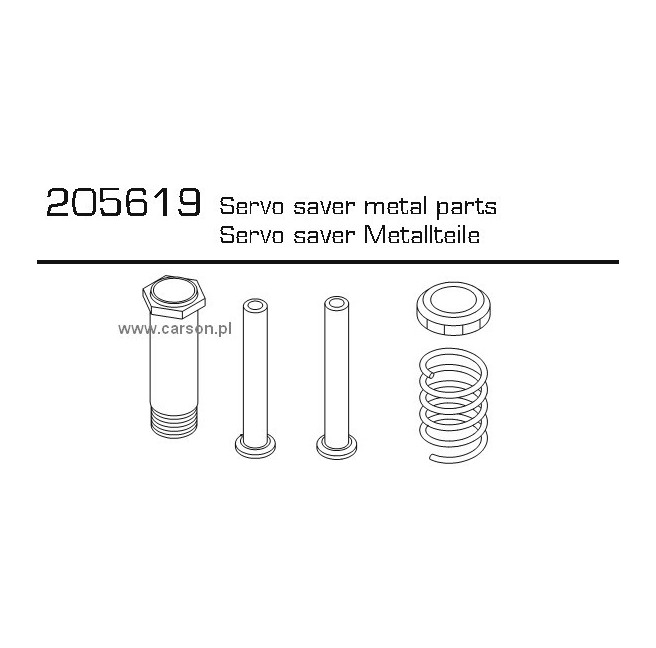 CNB Servo-Saver Metallteile - Carson 500205619