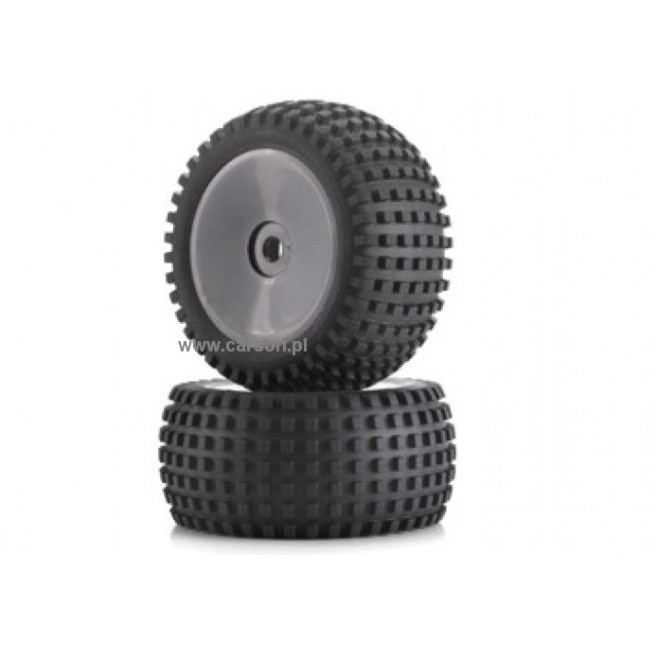 1:8 Black Wheels (2-Pack)