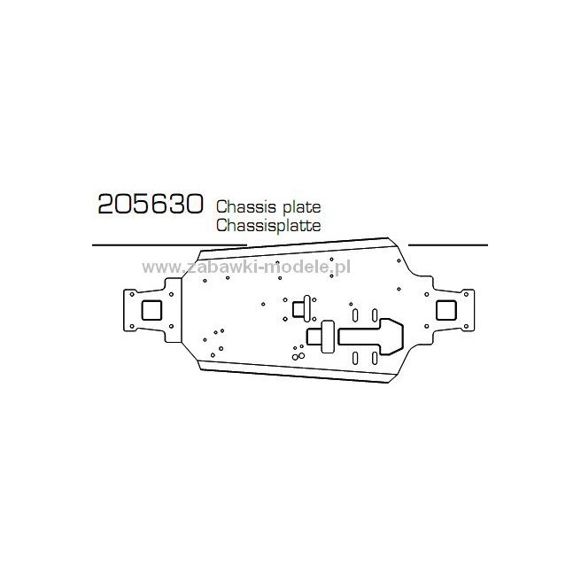 Chassis Plate for Carson CY-II Models