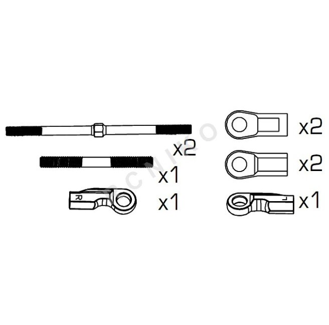 CY-2 Steering Rods Kit by Carson 500205643